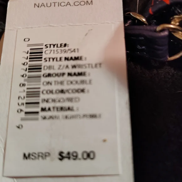 NWT Nautica Black and Red Wallet - Picture 4 of 6